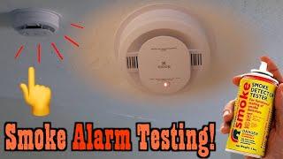 Complete Smoke Alarm System Test in a Newly Built Home!