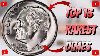 Top 13 Most Valuable Dimes: | How To Find Rare Roosevelt Dimes Worth Money In Circulation!