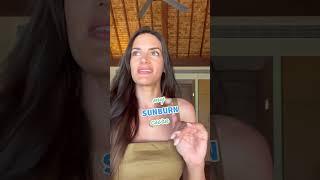 The SECRET ingredient I pack on vacation for sunburns! #shorts #sunburn #traveltips #sunburntips