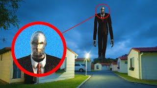 Slender Man in RAD DAD's house!