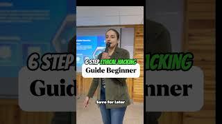 6 Step Ethical Hacking Guide for Beginner | hacker vlog | #cybersecurityexperts