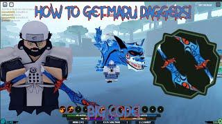 How To Get Maru Daggers Weapon in Shindo Life (SHOWCASE!)  | Shindo Life Roblox Update Codes Today