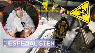 Gefährliche Substanz im Schaum???  Schaumparty gerät außer Kontrolle!  ​| Die Spezialisten | SAT.1