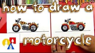 How To Draw A Motorcycle