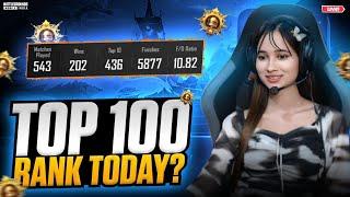 CONQUEROR TOP 100 LIVEPLAYING BGMI 3.6 UPDATEBGMI LIVE |#bgmilive #girlgamer #pubgmobile