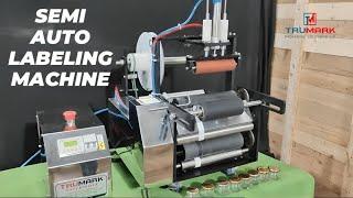 Multipurpose Sticker Labeling Machine || Bottle Labeling Machine || Trumark Packaging