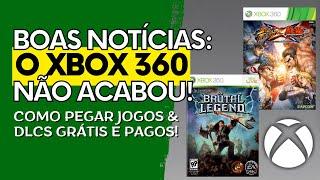 XBOX 360 Não ACABOU em 2024! - Como Pegar JOGOS GRÁTIS, COMPRAR JOGOS e DLCs Com o FIM da Loja!