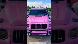 Pink Mercedes G-Wagon  AMG G63 Custom Wrapped #shorts #g63 #gwagon #luxurycars