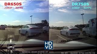 [FULL HD 1080P] Side by side comparison of the BlackVue DR650S and the DR750S