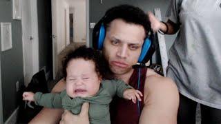 TYLER1 SCARES HIS DAUGHTER AND MAKES HER CRY: "I SCARRED HER FOR LIFE" | THEBAUSFFS | LOL MOMENTS