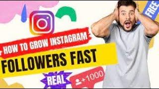 HOW TO INCREASE INSTAGRAM FOLLOWERS FAST