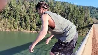 Peyton bridge Prospect Oregon Cliff jumping 120ft