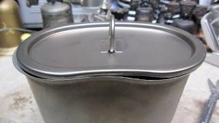 Army Universe's Stainless Steel Military Supply Campers Camping Canteen Cup Cover