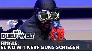 FINALE: "Ich seh absolut gar nichts!" | Joko & Klaas müssen blind mit Nerf Guns schießen | DUDW