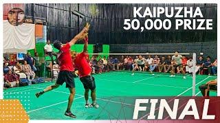 ADHIN/KAMAL VS SHYAMPRASAD/ARUN GEORGE:10TH JOYEES ALL KERALA BADMINTON TOURNAMENT KAIPUZHA