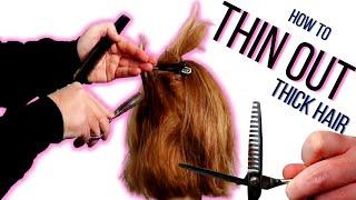 HOW TO THIN OUT THICK HAIR LIKE A PRO - Creating hair trends 2023