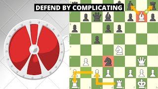 Instructive Chess Games - Game 11 (Defend By Complicating)