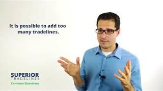 Is it possible to add too many tradelines? A "tradelines" question you need to know the answer to...