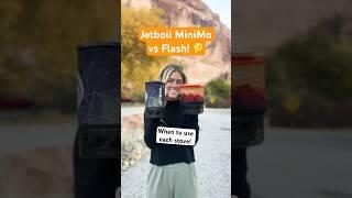 Jetboil Flash vs MiniMo: When to use each stove! ️ #backpacking #campingstove #hiking