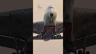 Airbus a380 Crosswind takeoff