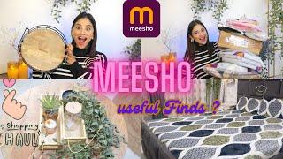 MEESHO UseFul Haul ? Velvet bedsheets to home Decor, beauty ️ || 2025 Meesho haul