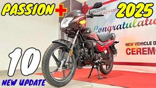 Hero Passion Plus OBD-2B 2025 Model Review ! New Updates ! Price ! Mileage ! Led Projector Headlight
