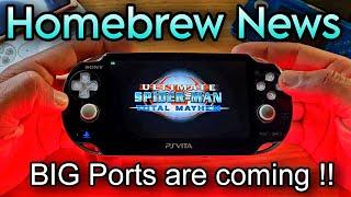 Ultimate Spiderman is Here + More HUGE Ps Vita Ports are coming | Homebrew News