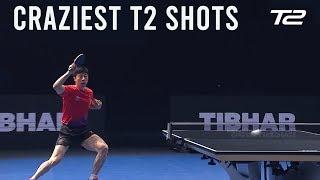 Top 5 Craziest Table Tennis Shots | T2 Diamond