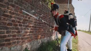 Battle of Waterloo Reenactment - French Soldiers attack - Event video