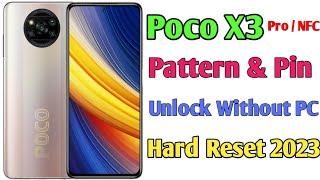 Poco x3 /pro  /nfc Pattern Pin & Password Unlock Without Pc | Xiaomi Poco x3 Hardreset 2023