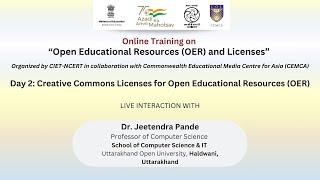 Day 2: Creative Commons Licenses for Open Educational Resources (OER)