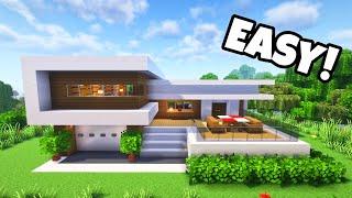 Minecraft: How to build an Easy Modern House