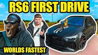 FIRST DRIVE IN THE *WORLDS FASTEST* AUDI RS6 C8 1100 BHP!!