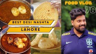 Lahori Desi Nashta, Motay ke Chanay , Best Desi Breakfast in Lahore #foodvlogs #androonlahore