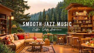 Cozy Coffee Shop Ambience ~ Relaxing Jazz Instrumental Music  Smooth Jazz Music for Studying, Work