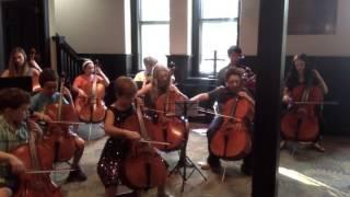 Perpetual Motion (Adam's arrangement),  Cello Choir June 12, 2017