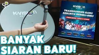 Cara Mendapatkan 30 Siaran K-Vision Terbaru Di Satelit Measat3b | Update TP Kvision Agustus 2024