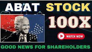 ABAT Stock - American Battery Technology Company Stock Breaking News Today | ABAT