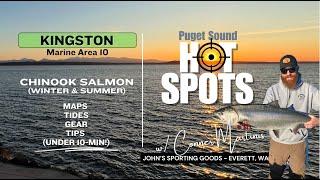 How To Fish Kingston Chinook Salmon  (Maps, Gear, & Tides By Conner Martinis, Johns Sporting Goods)