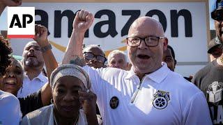 Amazon workers strike as Teamsters seek labor contract