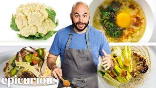 Pro Chef Turns Cauliflower Into 3 Meals For Under $9 | The Smart Cook | Epicurious