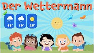 Kids song weather - The Weatherman (German Wellerman cover) - BlauBlau Kinderlieder zum Mitsingen