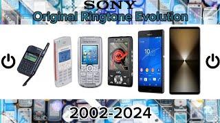 Sony (Ericsson) Original Ringtone Evolution 2002-2024 #sony #sonyphones #sonyevolution #sonybfp