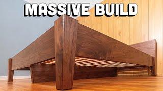 Building My Dream Walnut Bed from Scratch