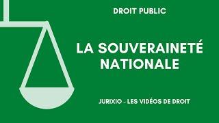 La souveraineté nationale