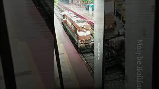 Wadm 3 inspecting mughalsarai station|diesel locomotives #shorts #indianrailways #attitude