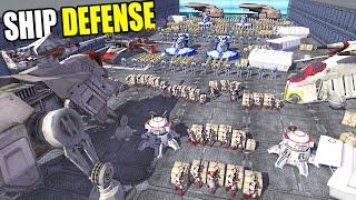 Can Clone Army Hold LARGEST SHIP DEFENSE Ever in CLONE WARS?! - Men of War: Star Wars Mod