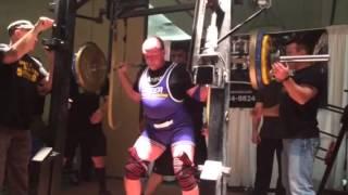 Jared Taibi Squat 440 lbs 2nd attempt