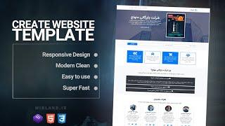 How To Build A Complete HTML & CSS Website with Bootstrap | Responsive Website