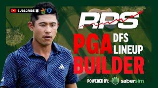 PGA DFS Lineup Builder | TRAVELERS CHAMPIONSHIP | 6/18 - SaberSim